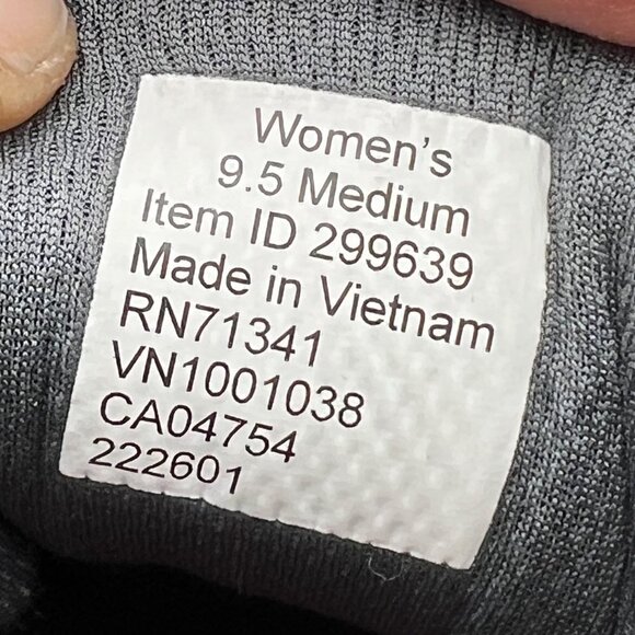 LL Bean Women's Trail Model 4 Hiking Shoes Maroon gray woman's size 9.5 - Picture 12 of 13